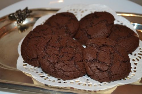 Печенье, шоколадное, приготовленное по рецепту