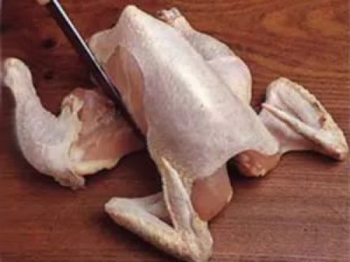 Курица, подготовленная к тушению, только мясо, сырое