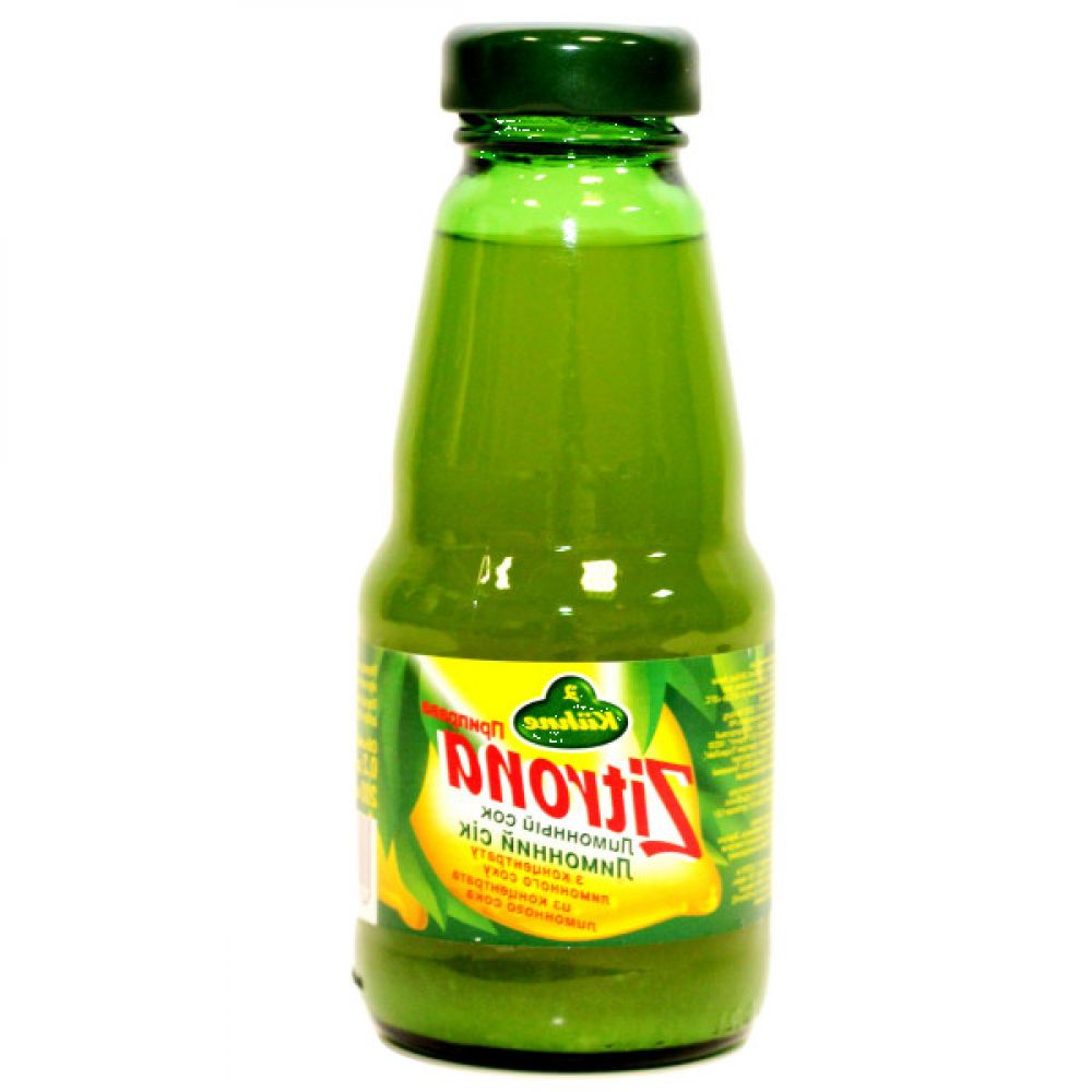 Лимонный сок, консервированный или в бутылках