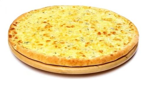 Фаст-фуд, пицца с сыром, на толстом корже, 14 дюймов