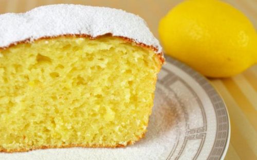 Пирог, белый, сухая смесь, диетический (с запахом лимона)