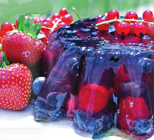 Желе из плодов или ягод свежих
