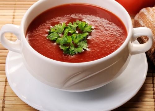 Суп из свежих помидоров