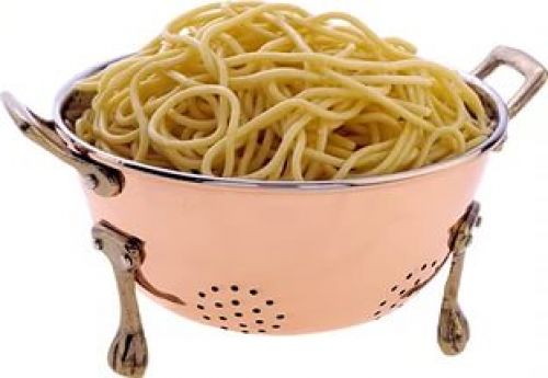 Спагетти, обогащенные, приготовленные без добавления соли