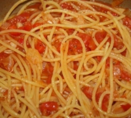 Постные Спагетти с Томатным Соусом