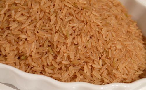 Рис, коричневый, среднезерный, приготовленный