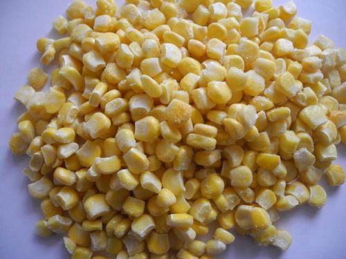 Кукуруза сладкая, белая, замороженная, зерна срезанные со стержня, неприготовленная