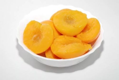 Персики, консервированные в легком сахарном сиропе, сухой продукт