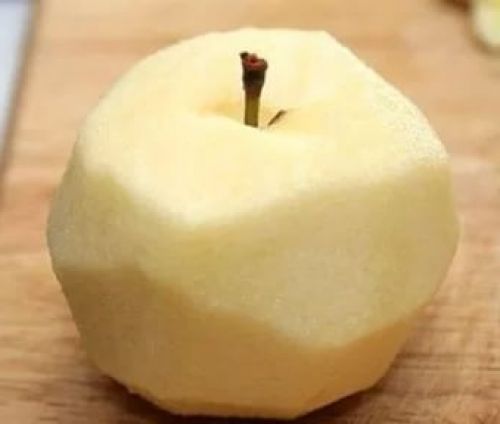 Яблоки, без кожуры, сырые, приготовленные в микроволновой печи