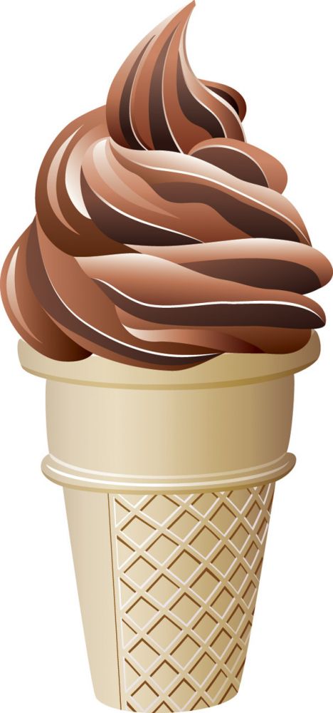 Шоколадное Мороженое Конус
