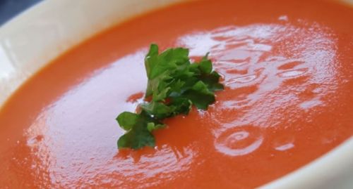 Томатный Суп (Приготовлено с Водой)