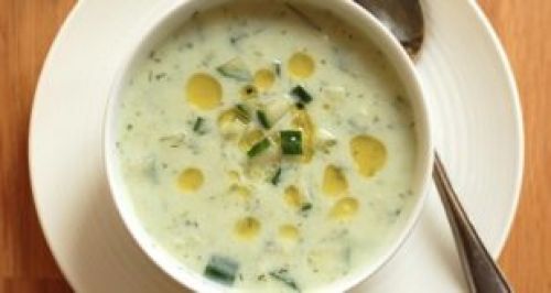 Суп молочный с картофельными "стружками"