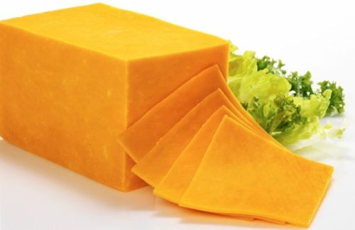 Сыр, чеддер, с низким содержанием жира
