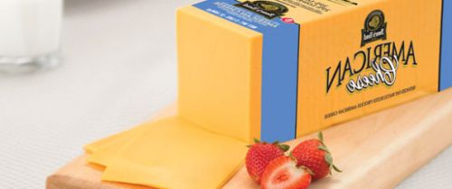 Сыр, пастеризированный, американсий или чеддер, обезжиренный