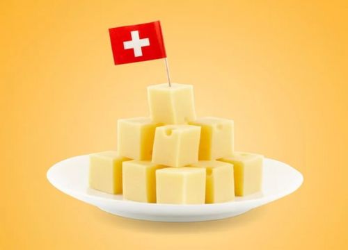 Сыр, швейцарский, с низким содержанием жира