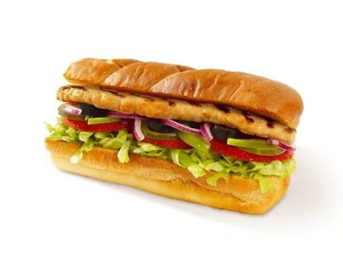 Фаст-фуд, сэндвич "Субмарина" с салатом из тунца