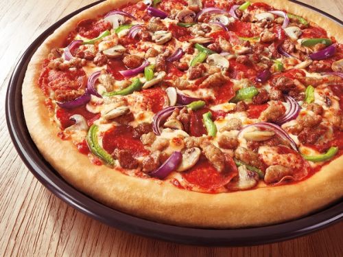 PIZZA HUT, пицца "Super Supreme Pizza", на стандартном корже, 14 дюймов
