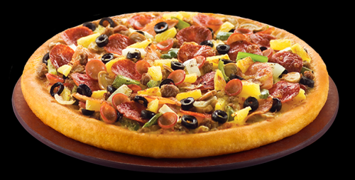 PIZZA HUT, пицца "Super Supreme Pizza", на стандартном корже, 12 дюймов