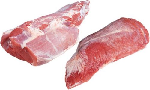 Свинина, свежая, филей,верхняя часть, без костей, постное мясо, сырая