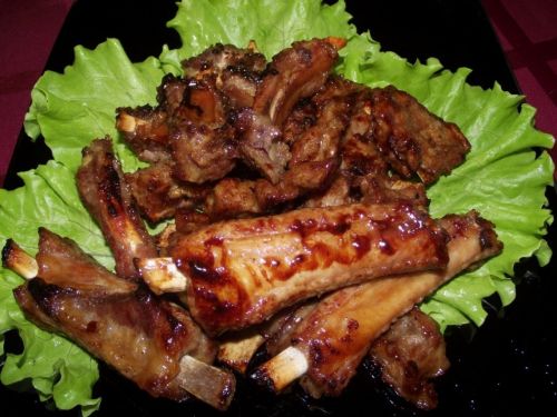 Свинина, свежая, средняя часть филе с ребер, без костей, мясо постное, жареная на сковороде