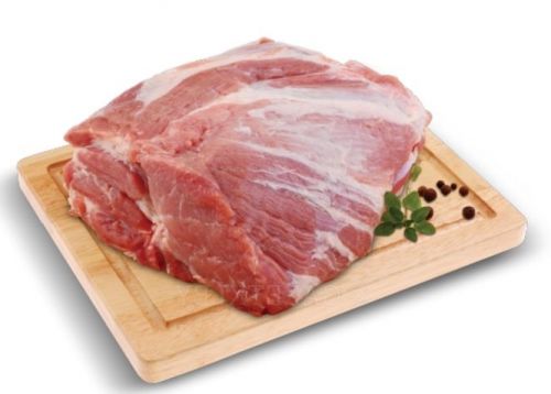 Свинина, свежая, лопатки,передняя нога, мясо вместе с жиром, сырая