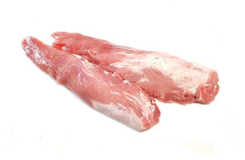 Свинина, свежая, нежная часть филе, отделенное постное мясо, сырая