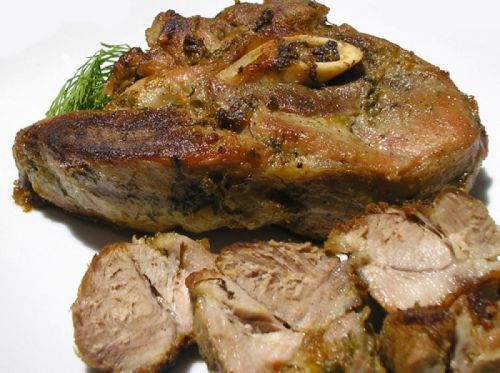 Говядина сортовая, верхняя часть лопатки, мясо с жиром убранным до уровня 0", жареная