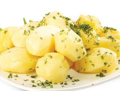 Картофель вареный без кожуры без добавления соли