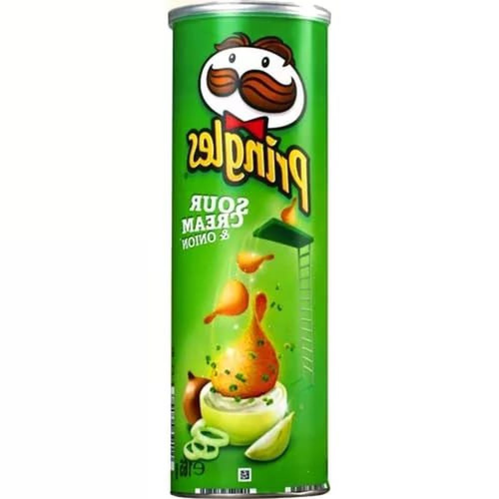 Чипсы Pringles сметана и лук (Принглс)