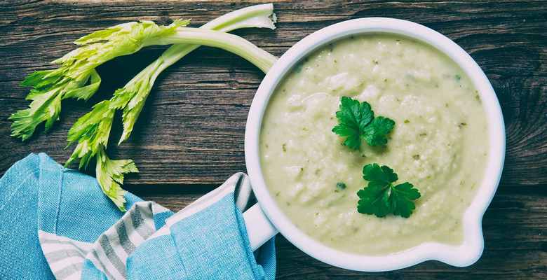 Овощной детокс-суп с сельдереем
